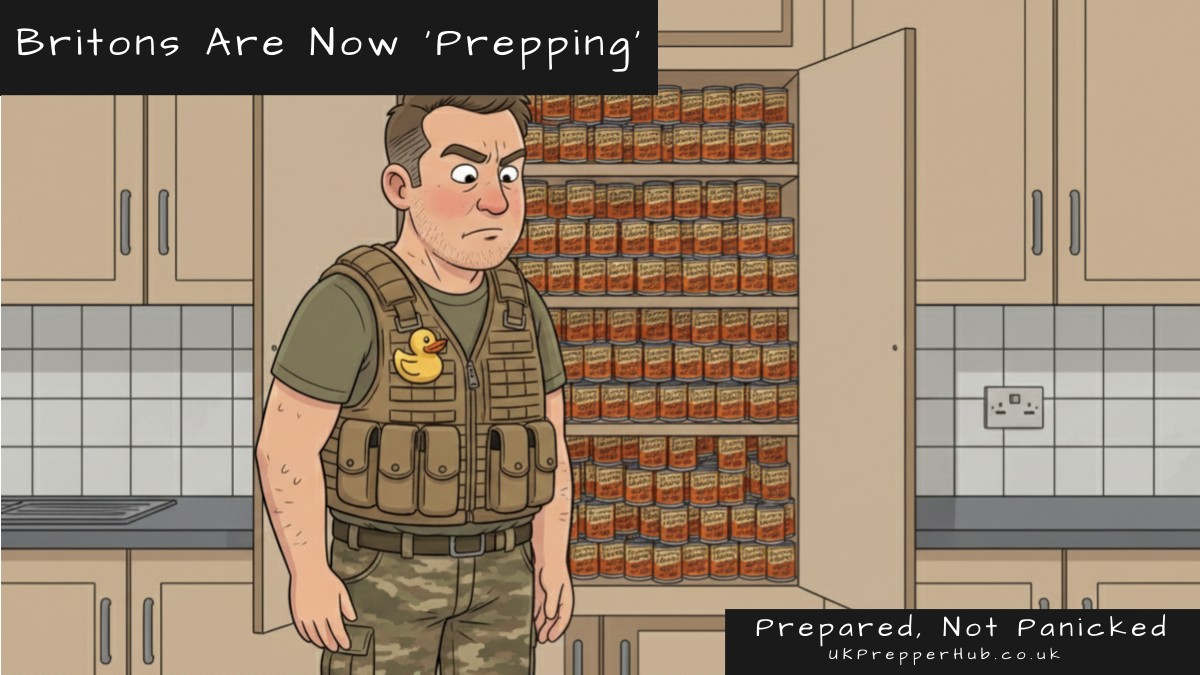 Millions of Britons Are Now 'Prepping' - Keith stockpiles his tins