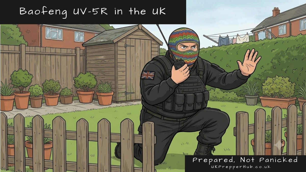 Off Grid Communications UK: How to Stay Connected When the Grid Goes Down | UK Prepper Hub Baofeng UV-5R in the UK