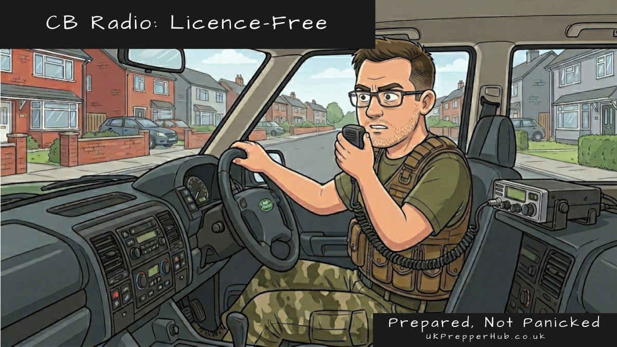 Off Grid Communications UK: How to Stay Connected When the Grid Goes Down | UK Prepper Hub CB Radio: The Licence-Free Step Up