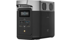 Weekend Warrior | UK Prepper Hub EcoFlow Delta 2 portable power station showing four AC outlets and front display panel