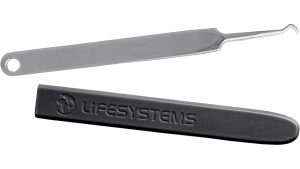 Lifesystems Tick Tweezers with its rigid plastic protective sheath