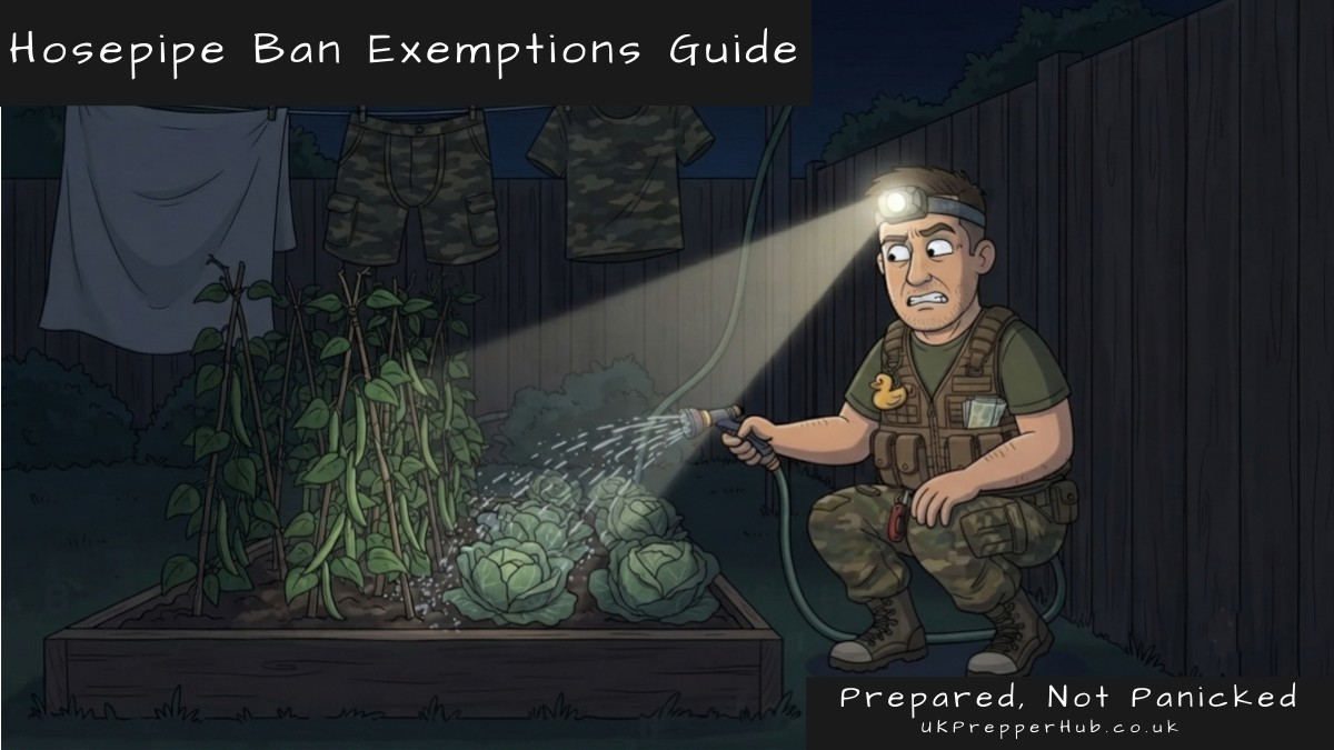 Daily UK Prepper News — 18 September 2026 | UK Prepper Hub Hosepipe Ban Exemptions