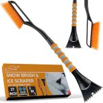 Winter Car Essentials: The Kit to Build Yourself (Not Buy in a Bag) | UK Prepper Hub Winter Car Essentials kit - ice scrapper and snow brush