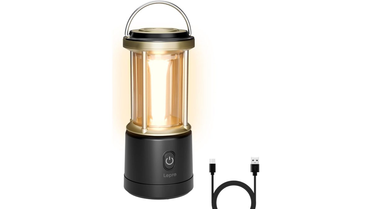 lepro rechargeable and aa battery camping lantern
